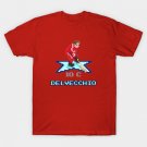 Red Wings Forward Alex Delvecchio NHL 94 Style T-Shirt