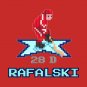 Red Wings Defenseman Brian Rafalski NHL 94 Style T-Shirt