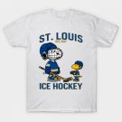 St. Louis Blues "GO ST.LOUIS" Snoopy Ice Hockey H0123 T-Shirt