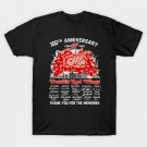 Detroit Red Wings 100th Anniversary 1926-2026 Signature Thank You For The Memories T-Shirt