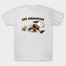 Anaheim Ducks "GO ANAHEIM" Snoopy Ice Hockey H0025 T-Shirt