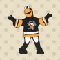 Iceburgh Pittsburgh Penguins Mascot Cartoon Illustration T-Shirt
