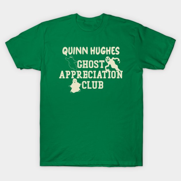 Quinn Hughes Ghost Appreciation Club T-Shirt