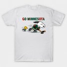 Minnesota Wild "GO MINNESOTA" Snoopy Ice Hockey H0021 T-Shirt
