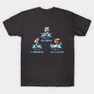 Flyers Vintage and Next Gen - Lindros, LeClair, and Zegras NHL 94 Style T-Shirt