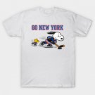New York Rangers "GO NEW YORK" Snoopy Ice Hockey H0013 T-Shirt
