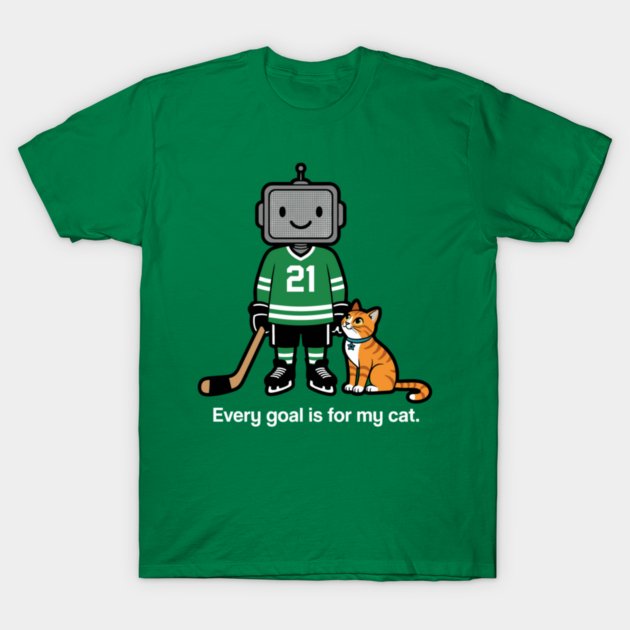 Jason Robertson Cat Dallas Hockey T-Shirt