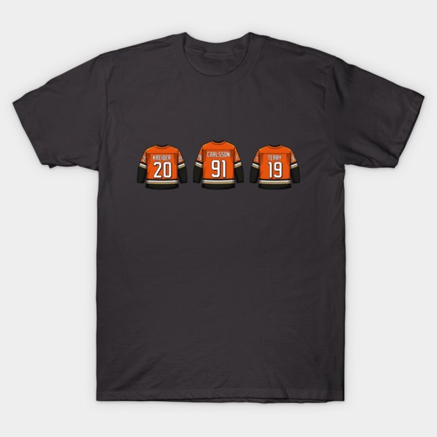 Ducks Top Line - Kreider, Carlsson, and Terry T-Shirt
