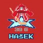 Red Wings Legendary Goalie Dominik Hasek NHL 94 Style T-Shirt