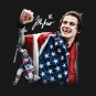 Jack Hughes USA Gold Medal Hockey Champion Signature T-Shirt