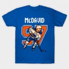 Connor McDavid Pixel Art Hockey Icon T-Shirt Connor McDavid Pixel Art Hockey Icon T-Shirt