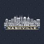 Nashville Hockey Team All Time Legends, Nashville City Skyline T-Shirt