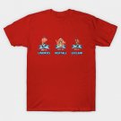 Flyer's Legends Lindros, Hextall, and LeClair as NHL 94 Characters T-Shirt