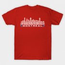 Montreal Hockey Team All Time Legends, Montreal City Skyline T-Shirt