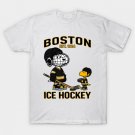 Boston Bruins "GO BOSTON" Snoopy Ice Hockey H0101 T-Shirt