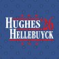 Hughes & Hellebuyck '26 Team USA Retro Campaign T-Shirt