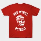 Red Wings Skull T-Shirt