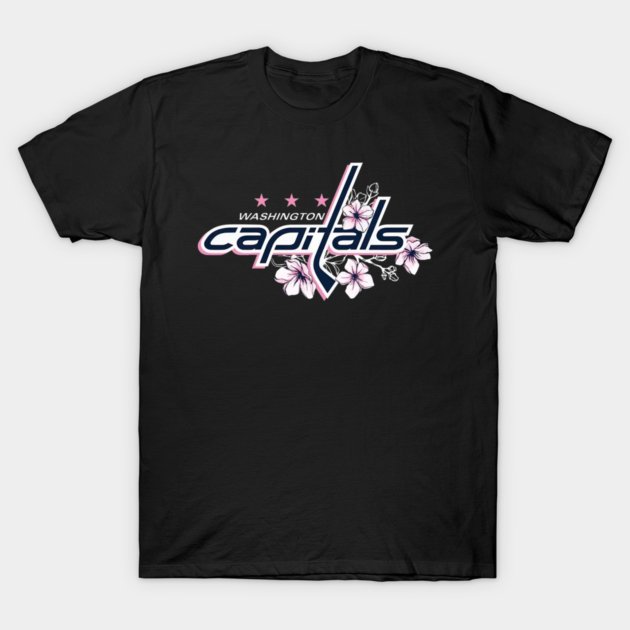Capitals Cherry Blossom Merch T-Shirt