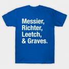 New York Rangers Legends Messier Richter Leetch Graves T-Shirt
