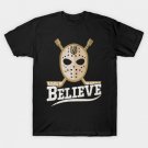 Believe Mask Vegas Golden Knights Hockey T-Shirt