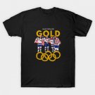 USA Men's Hockey Gold Medal Hughes Tkachuk T-Shirt USA Men's Hockey Gold Medal Hughes Tkachuk T-Shirt