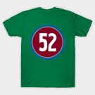 Adam Foote Number 52 Jersey Colorado Avalanche Inspired T-Shirt Adam Foote Number 52 Jersey Colorado Avalanche Inspired T-Shirt