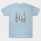 Hockey Goalie Sticks Colorful T-Shirt