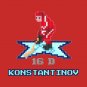 Red Wings Defenseman Vladimir Konstantinov NHL 94 Style T-Shirt