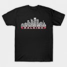 Carolina Hockey Team All Time Legends, Raleigh City Skyline T-Shirt