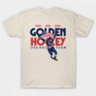 USA-Hockey - Usa Golden Hockey T-Shirt