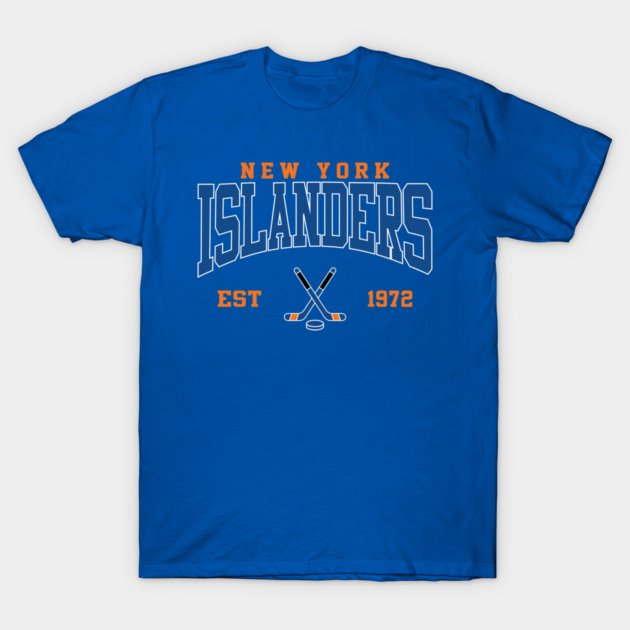 Retro NY Islanders Hockey T-Shirt