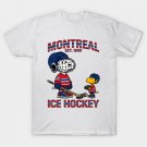 Montreal Canadiens "GO MONTREAL" Snoopy Ice Hockey H0105 T-Shirt