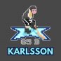 Penguin's Erik Karlsson as an NHL 94 Character T-Shirt