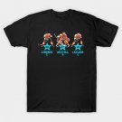 Flyer's Legends Lindros, Hextall, and LeClair as NHL 94 Characters T-Shirt