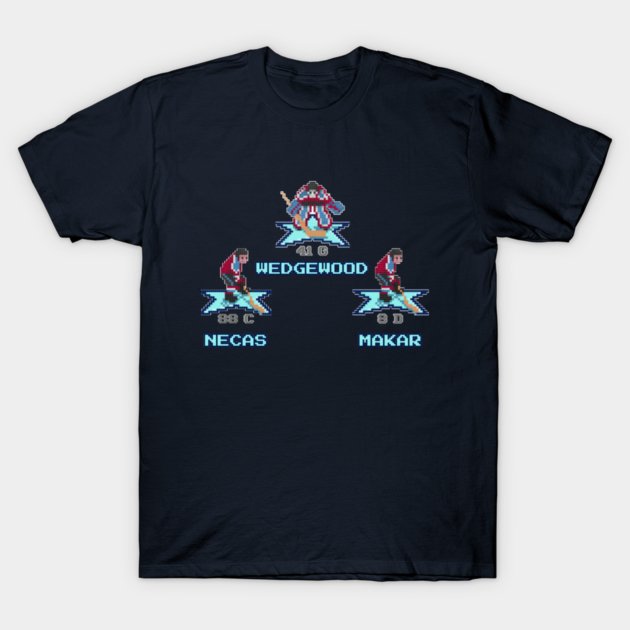 Necas, Wedgewood, and Makar, Avalanche T-Shirt