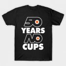 Philadelphia Flyers 50 Years No Cups T-Shirt