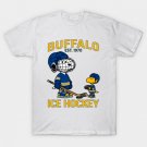 Buffalo Sabres "GO BUFFALO" Snoopy Ice Hockey H0102 T-Shirt