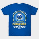 Buffalo Sabres 2026 atlantic division Champions skyline and logo T-Shirt Buffalo Sabres 2026 atlantic division Champions skyline and logo T-Shirt