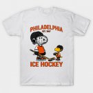 Philadelphia Flyers "GO PHILADELPHIA" Snoopy Ice Hockey H0114 T-Shirt