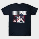 USA Connor Hellebuyck #37 Hockey Cartoon - KHCH3701 T-Shirt