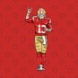 Brock Purdy Metal Celebration Cartoon 49ers T-Shirt