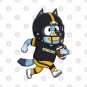 Bluey Pittsburgh Steelers Game Day Cheerleading M10686 T-Shirt