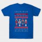 Buffalo Bills Christmas Santa Retro Holiday T-Shirt