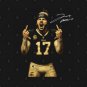 Josh Allen Flipping Both Middle Fingers T-Shirt
