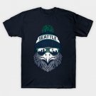 Seattle Football Mascot Seahawks Football T-Shirt
