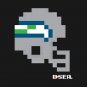 Sea Seahawks Tecmo Bowl Helmet - vaxonob-inc #100 T-Shirt