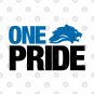 One Pride Detroit D Grit Lions Logo T-Shirt