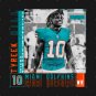 Tyreek Hill Football Edit Tapestries Dolphins T-Shirt