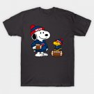 Buffalo Bills - Snoopy & Woodstock Football Style M153 T-Shirt Buffalo Bills - Snoopy & Woodstock Football Style M153 T-Shirt