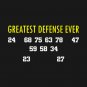 The Greatest Football D Ever, The Steel Curtain of the Steelers in the '70s T-Shirt